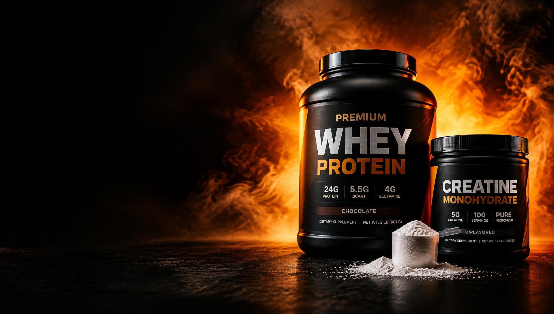 Whey Protein e Creatina com Preço de Fábrica